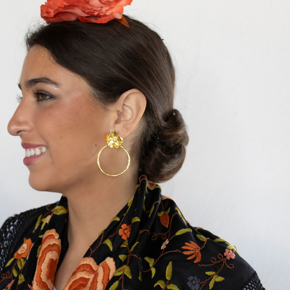 PENDIENTES PÉTALO